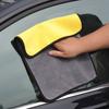 Микрофибра для полировки кузова автомобиля, полотенца для чистки, 300 г/м2, мягкая салфетка для сушки, полотенце для мытья 40x40 см