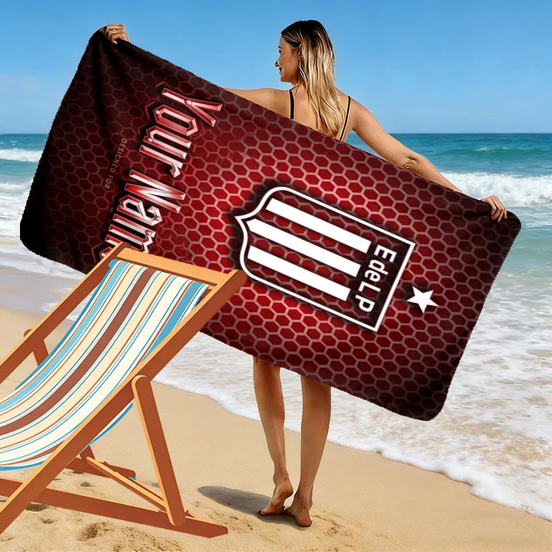 Name Custom ESTUDIANTES LP Print Beach Towel, Large Soft Quick Dry Towel for Beach Camping Swimming