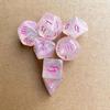 7Pcs/Set Acrylic Polyhedral Dice D4 D6 D8 D10 Game Dice New DND Dice  For TRPG DND