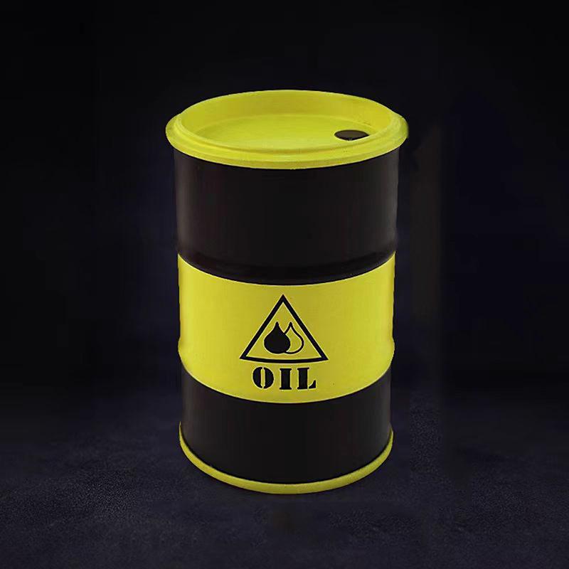 Имитация компактного металлического топливного бака, контейнер для хранения, креативный мини-органайзер для рабочего стола, миниатюрные аксессуары для украшения стола