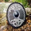Christmas Gift  Wood, Metal Medieval Knight Shield Handcrafted Viking Shield Wood