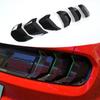 Автомобильный задний фонарь, задний фонарь, защитная накладка для Ford Mustang 2018-2023, внешние аксессуары, дымчатый черный, 6 шт.