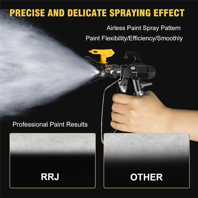 Swivel Joint Airless Paint Sprayer 3600 PSI With 3 Reversible Nozzle Tips(415, 515, 517) For Exterior Paint/Primer,Garden