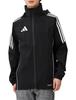 Футбольная куртка Tiro 24 Rain Jacket HAR66 [Adidas] мужская черная/белая (IJ7390) J/2XL