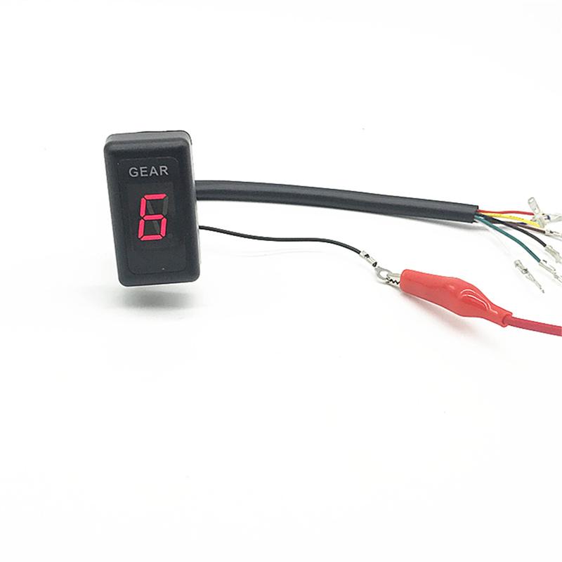 New Style 6 Speed Universal Motorcycle Digital Display Led Motocross Off-Road Moto Light Neutral Gear Indicator Monitor