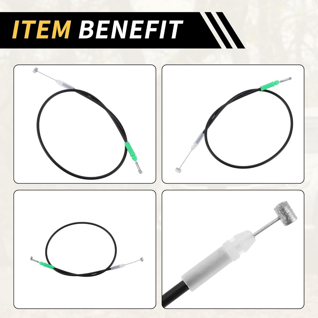 1 Pc Door Latch Release Cable for Toyota Tundra 2000-2006 Inside Door Handle Latch Cable Door Lock Cable No.697100C010 Black