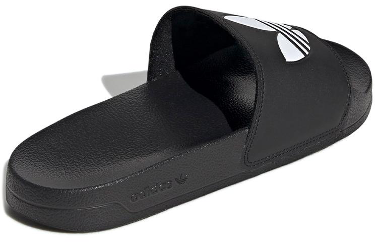 Шлепанцы Adilette Adidas Originals Lite 'Логотип Трилистник - Черный' FU8298