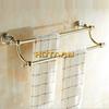 (24",60cm) Double Towel Bar With Crystal Gold Finish/Towel Holder,Towel Rack,Bathroom Accessories . YT-12898-G