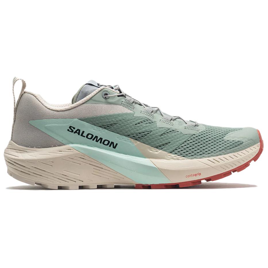 SALOMON Sense Ride 5 Удобные Легкие Нескользящие Прочные Кроссовки с Низким Верхом Женские кроссовки Зеленый Белый L47212300