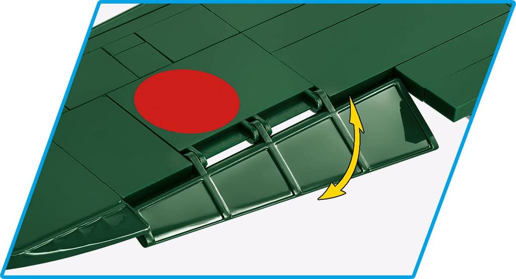 Конструктор COBI Истребитель Японской Армии 1/32 Hien KI-61 Kawasaki Тип 3 Истребитель 324 Детали Совместим с Lego #5740