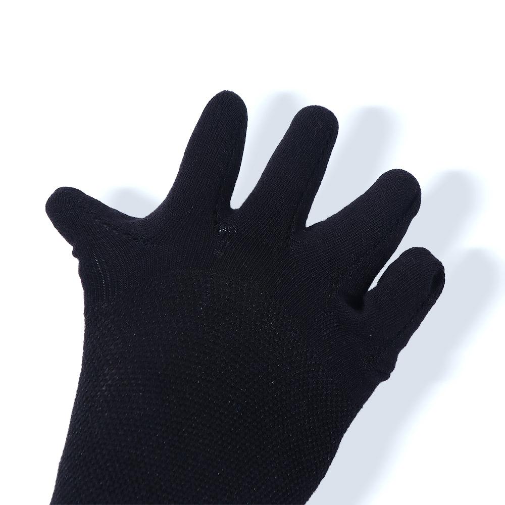 All-match Soft Simple Women Solid Color Five Toes Socks Men Hosiery Short Socks Cotton Socks