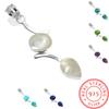 925 Sterling Silver Pendant Women Gemstone Handmade Jewelry Birthday Gift Blue Green Purple Copper Turquoise Pearl Lapis Mother Of Pearl Statement