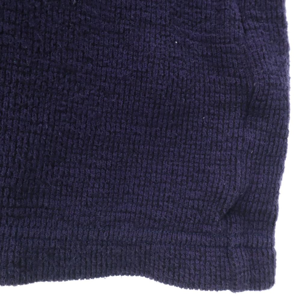 hatra made in Japan Long sleeve turtleneck sweater S Navy Men's Used