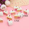 10pcs/lot Cute Artificial Decorative DIY Craft Toy Miniature Food DollHouse Cake Ornament