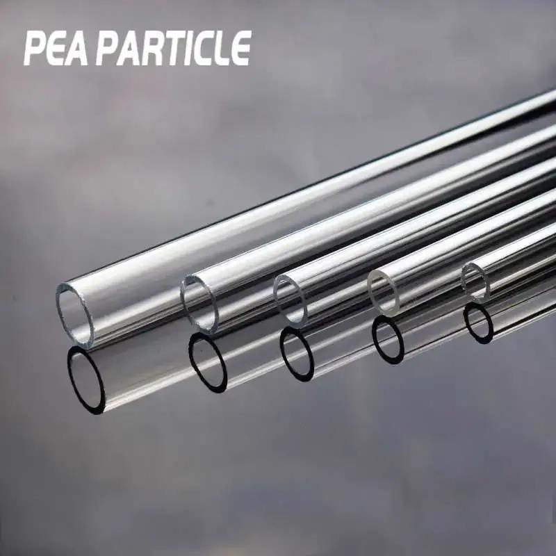 Transparent PC Water Cooling Tube Hard Acrylic 50cm OD Sizes 10mm-20mm 2mm Thickness - Flexible Water Pipe for Cooling Systems