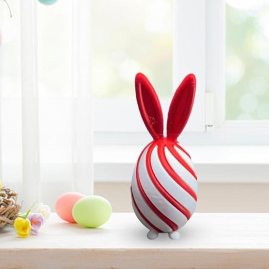 3D-печатное спиральное пасхальное яйцо Уникальная сенсорная игрушка-антистресс с ушками кролика для взрослых Снятие стресса Наполнители для пасхальной корзины Товары для вечеринок
