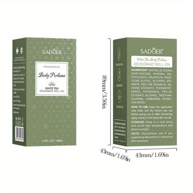 Roll On Perfume Peach Citrus Rose White Tea Fragrance Essence Oil Body Scented Lasting Fragrance GYY