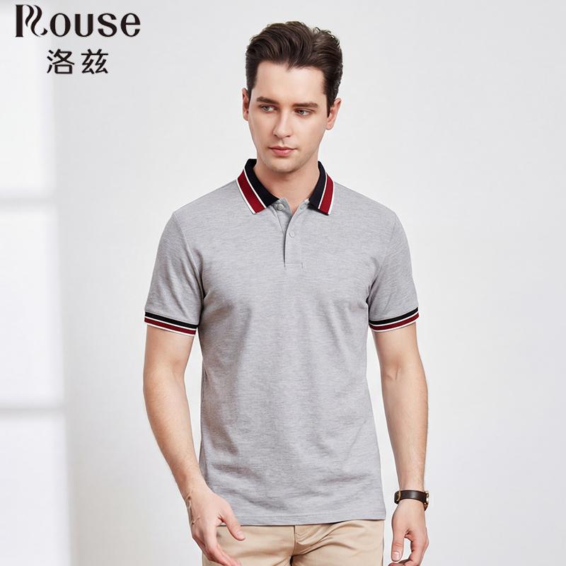 Summer Short-sleeved T-shirt Business Casual Skin-friendly Breathable Polo