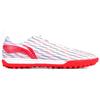 Li-Ning Удобный модный TF (Резиновые шипы) Футбольные бутсы с искусственным покрытием PU, нескользящие, износостойкие, мужские, белые, красные ASFU061-4