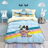 Милый Бу Бу2/3 предмета набор для спальниДетский подарок Подростки взрослый Микрофибра двуспальная кровать Односпальная кровать Пододеяльник на молнии Декор комнаты