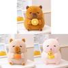 Persimmon Coin Gold Duck Capybara Plush Toy Animal Stuffed Decorations Doll