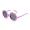 Children'S Sunglasses Girl Cute Flower Sunglasses Travel Seaside Sunshade Glasses 1-6 Years Old Children'S Glasses Tide