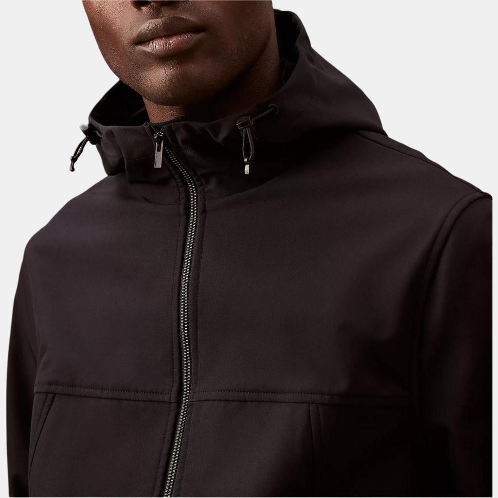 Calvin Klein Однотонная куртка с капюшоном и длинными рукавами Мужские куртки Черный 40BM527-001