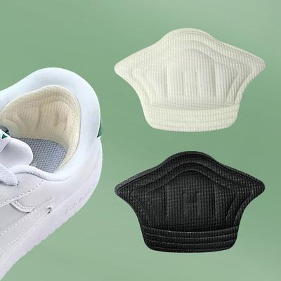 Наклейка на каблук кроссовок, устойчивая к износу, устойчивая к падению пятка, размер может быть подобран индивидуально, обувь основного тона, маленький размер обуви, самоклеящаяся наклейка половинного размера