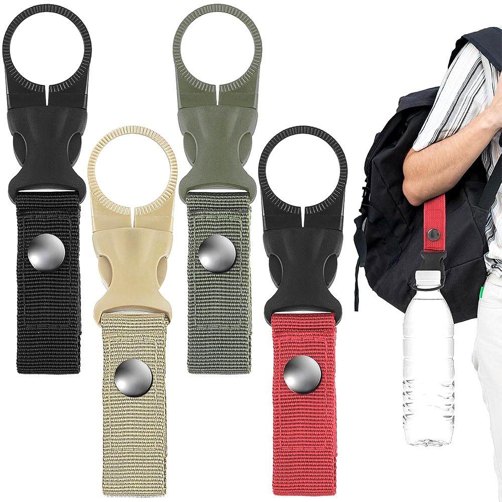 Hanging Clasp Water Bottle Buckle Holder Webbing Backpack Bottle Hanger Water Bottle Hook  Outdoor
