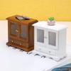 Tiny Storage Cabinet DIY Photo Props 3D Durable 1:12 Dollhouse Scene Decoration Bookcase Micro Landscape Furniture