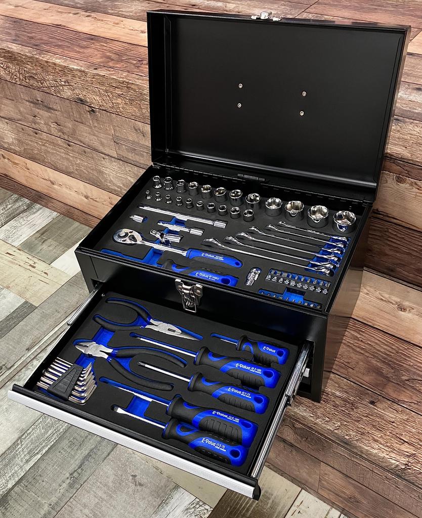 Maintenance Tool 70 Tools Tool Black EVA Matte Tray Compatible with Various For E-Value EST-2270BK Set, + Chest, Specification, Maintenance,