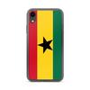 Coque - PIXELFORMA - iPhone XR - Drapeau Du Ghana - Protection Complète - Silicone Souple