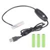 USB 2A Кабель для замены батарей 5 В на 3 В 4,5 В 6 В Преобразователь 5 Вт для домашних и офисных устройств