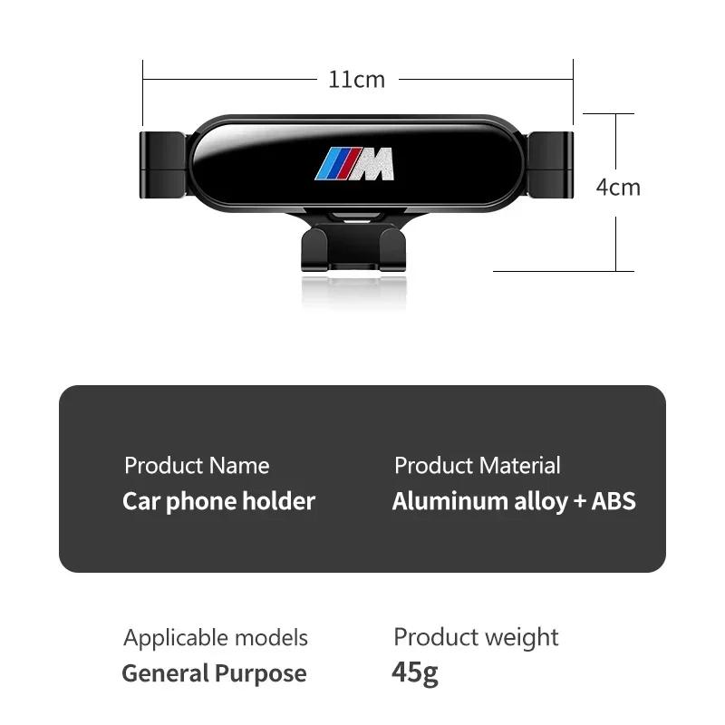 -Car Phone Holder Car Air Vent Phone Support For iPhone Xiaomi Huawei Samsung For BMW 5 Series X3 X5 G01 G05 F30 F10 G20 G32 G30 RL7