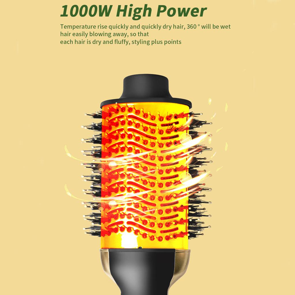 3 в 1 щетка с горячим воздухом, одноэтапный фен и средство для увеличения объема, стайлер и сушилка, щетка для сушки феном, профессиональные фены мощностью 1000 Вт