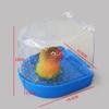 New Pet Bird Bath Box Parrot Bathing Tub Cage Accessories for Parakeet Canary Conure Birds Accessories  Parrot Bath  Pigeonc