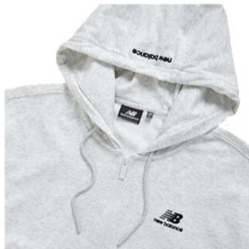 New Balance Half Club Nbmdc21053 Lg Essential Single Mesh Hoodie Zip Up Unisex Hoodie