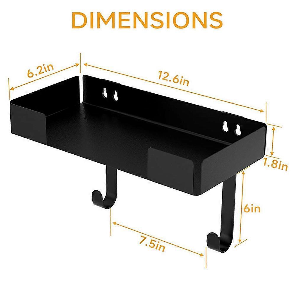 Wall Mounted Iron Board Holder Convenient Multipurpose Storage Holder Suitable for T/Y-shaped Leg Boards