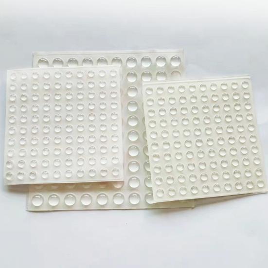 100 шт./компл. самоклеющиеся немые хорошие демпфирующие вязкость наклейки на бампер круглые прозрачные дверные накладки на бампер