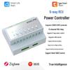 Tuya ZigBee Умный 6-канальный переключатель на DIN-рейку для проводных приводов штор