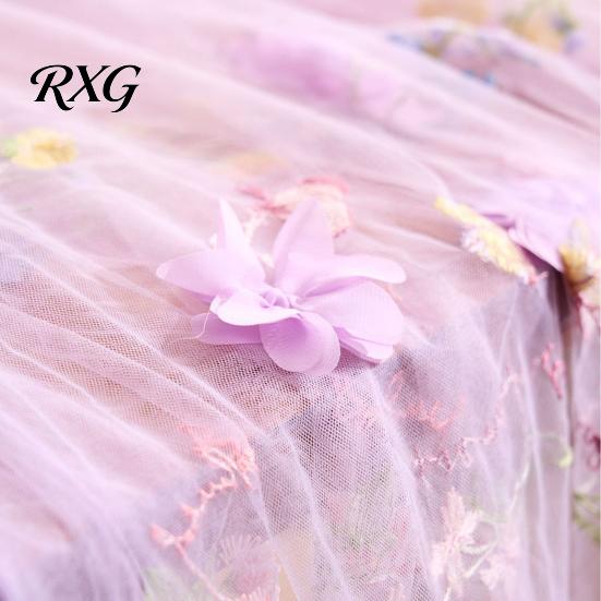 Baby Shower Tablecloth Lace Embroidery Floral Tablecloth, 3D Flower Tulle Sheer Table Cover, Seasonal Colorful Cloth for Wedding Birthday Tea