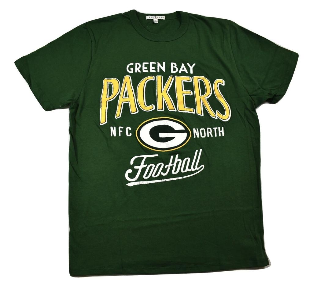 Junk Food Mens Green Bay Packers Kickoff Shirt New New S, M, L, 2XL