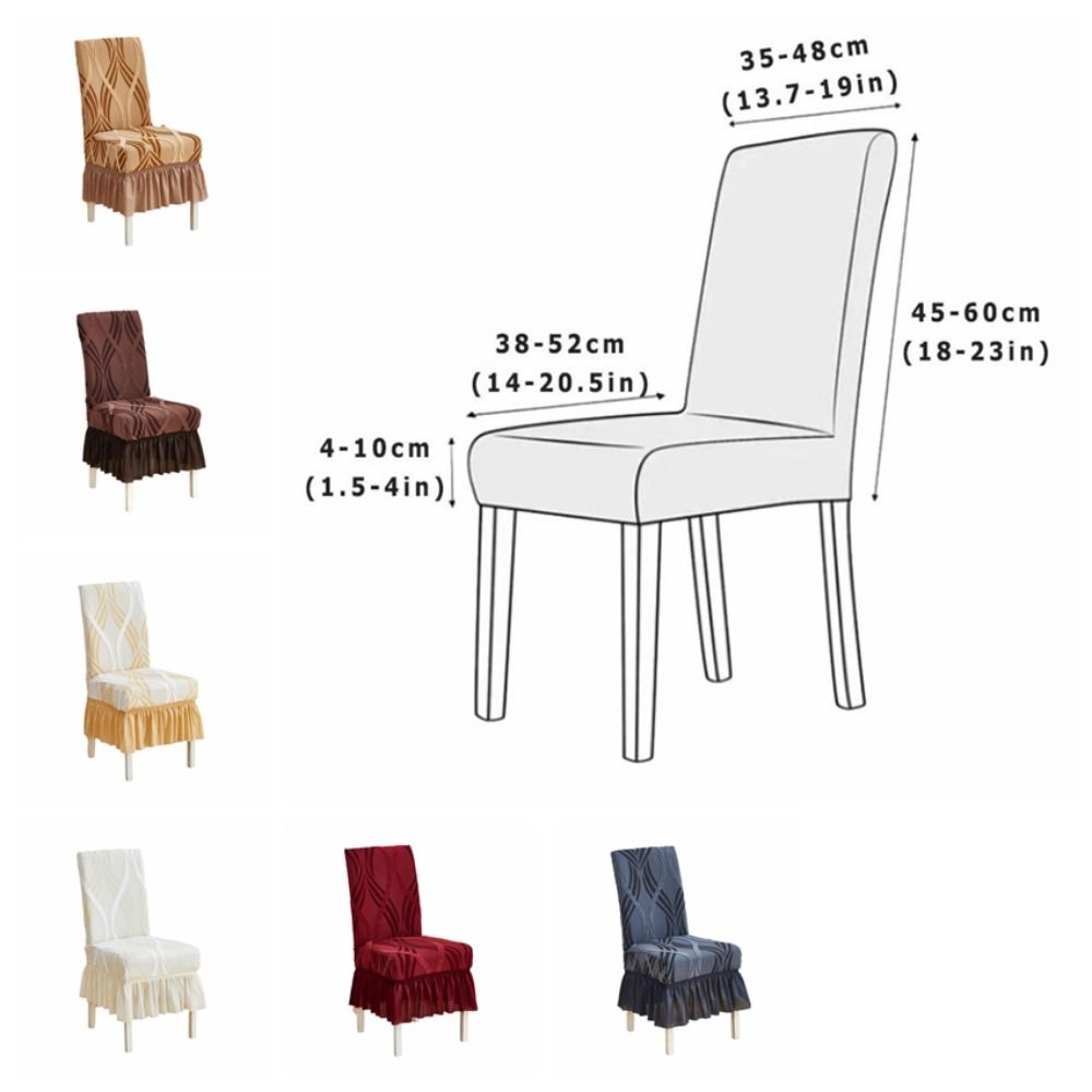 Thickened Dining Chair Cover Wear-resistant Chair Slipcover Practical Seat Cover Office