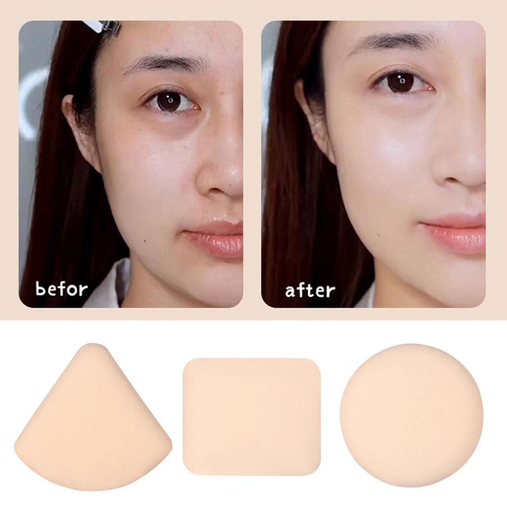Powder Puff Wet And Dry Cotton Candy Air Cushion Puff Makeup Sponge Leather Triangle Puff