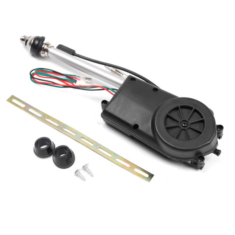 Universal Car Auto AM FM Radio Mast Power Electric Aerial Automatic Antenna Kit