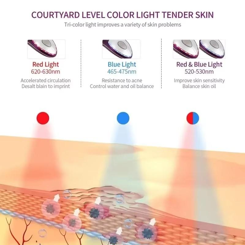 Аппарат для подтяжки лица с горячей и холодной терапией EMS, устройство для подтяжки кожи, массажер для лица, шеи и тела, подбородка, V-образная линия для кожи, против морщин