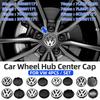 UDXKW1 4pcs 63mm 56mm 65mm 70mm Car Styling Wheel Center Cap Hub Covers Badge Accessories For VW Volkswagen Golf 3B7601171 1J0601171