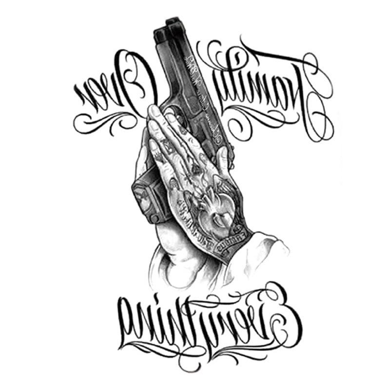 Наклейка на татуировку на руку с цветком, крылья ангела, череп, ветер, набор для переноса на воду, водонепроницаемая наклейка на татуировку