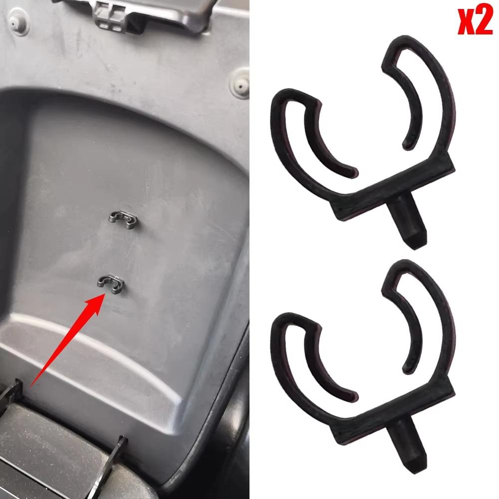 2x For VW Golf Mk1 Mk2 Mk3 Mk4 Mk5 Mk6 Mk7 Mk8 1974 1975 1976 - 2024 Glove Box Organizer Lock Pencil Tray Clips Rivets Black New