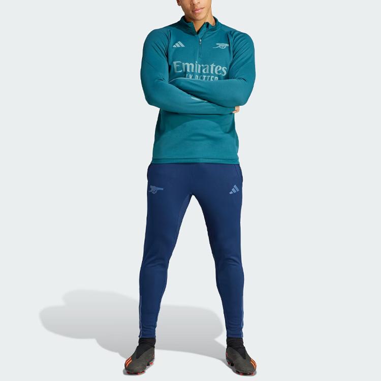 Adidas Футбольная рубашка Arsenal Tiro 23 Training с длинными рукавами, мужские топы, процветающий-зеленый HZ2207